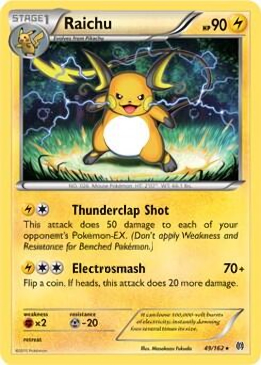 Raichu - 49/162 (XY BREAKthrough) (Cracked Ice )