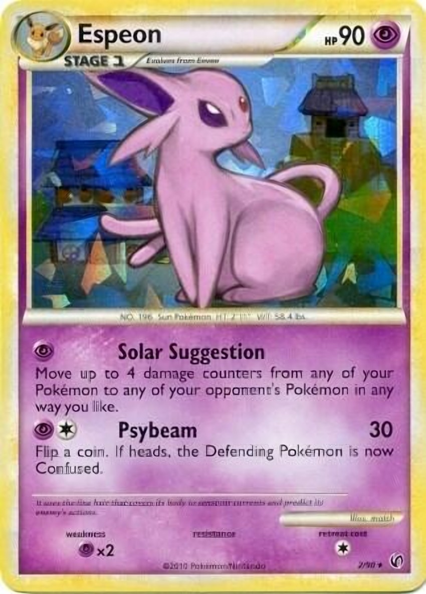 Espeon - 2/90 (HGSS Undaunted - Cracked Ice )