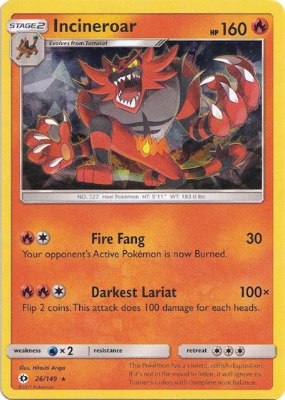 Incineroar - 026/149 (Cracked Ice )