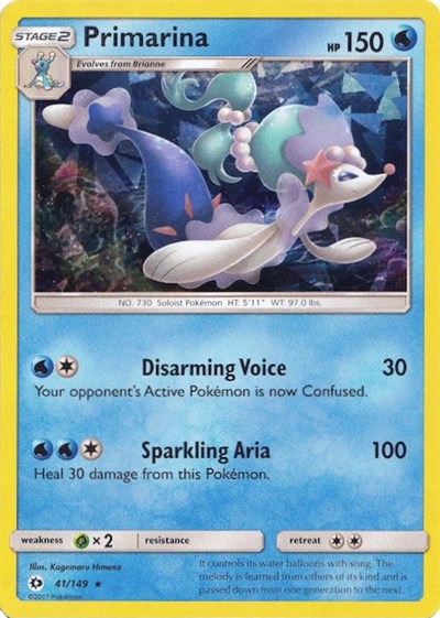 Primarina - 041/149 (Cracked Ice )