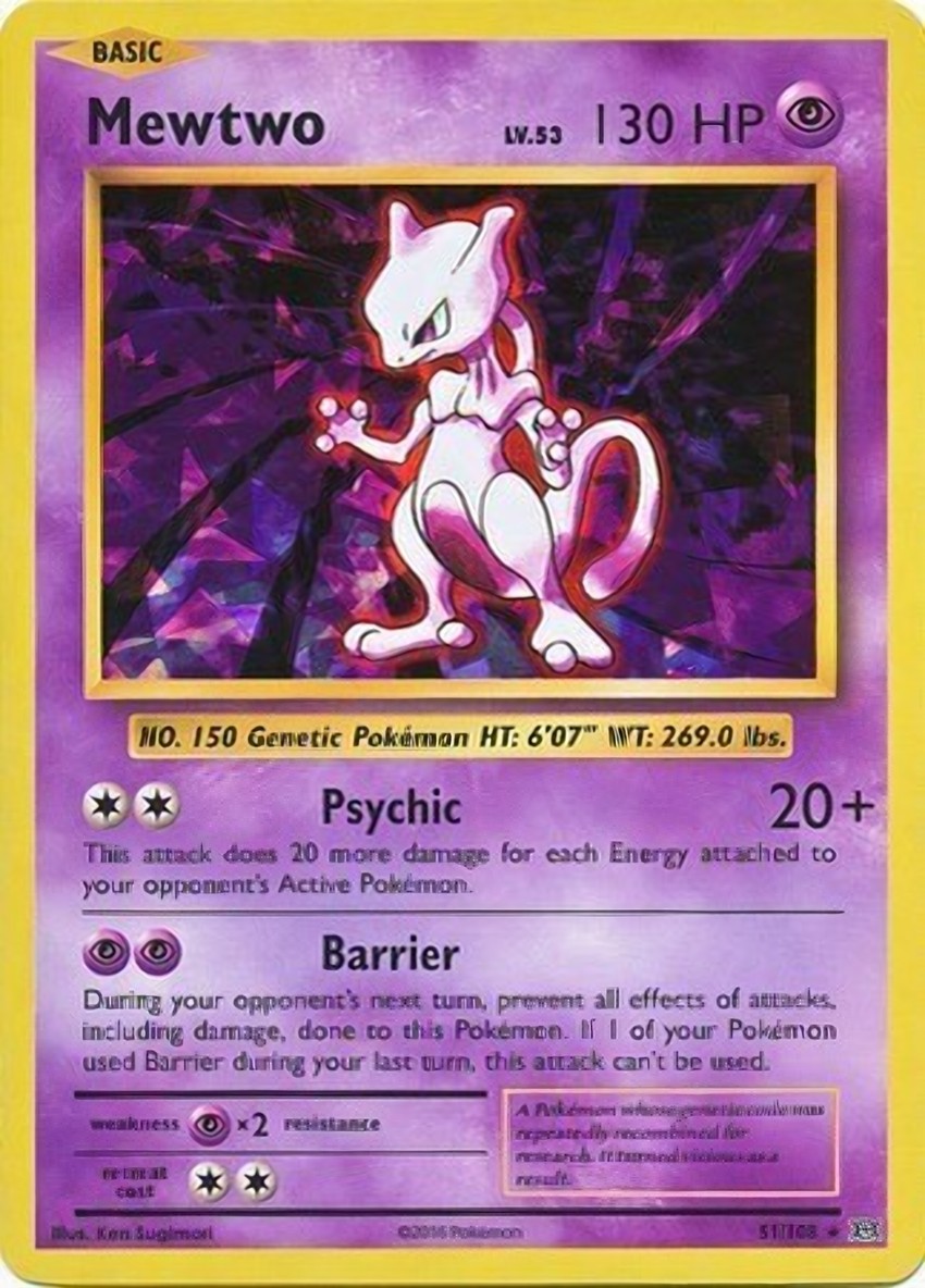Mewtwo - 51/108 (Cracked Ice )