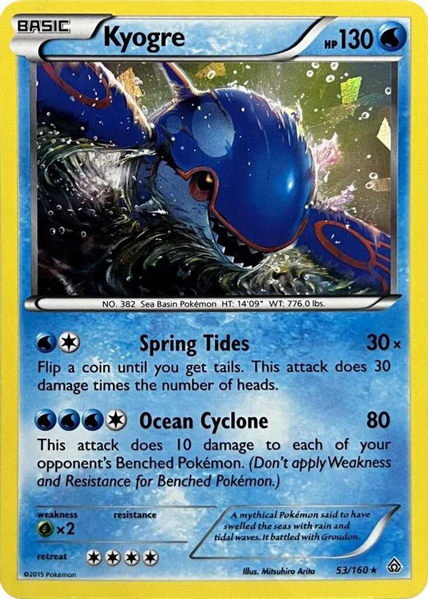 Kyogre - 53/160 (Cracked Ice )