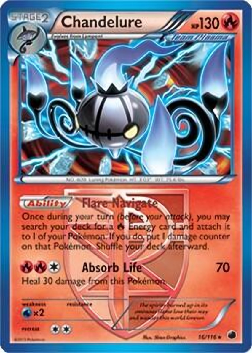 Chandelure - 16/116 (BW Plasma Freeze)