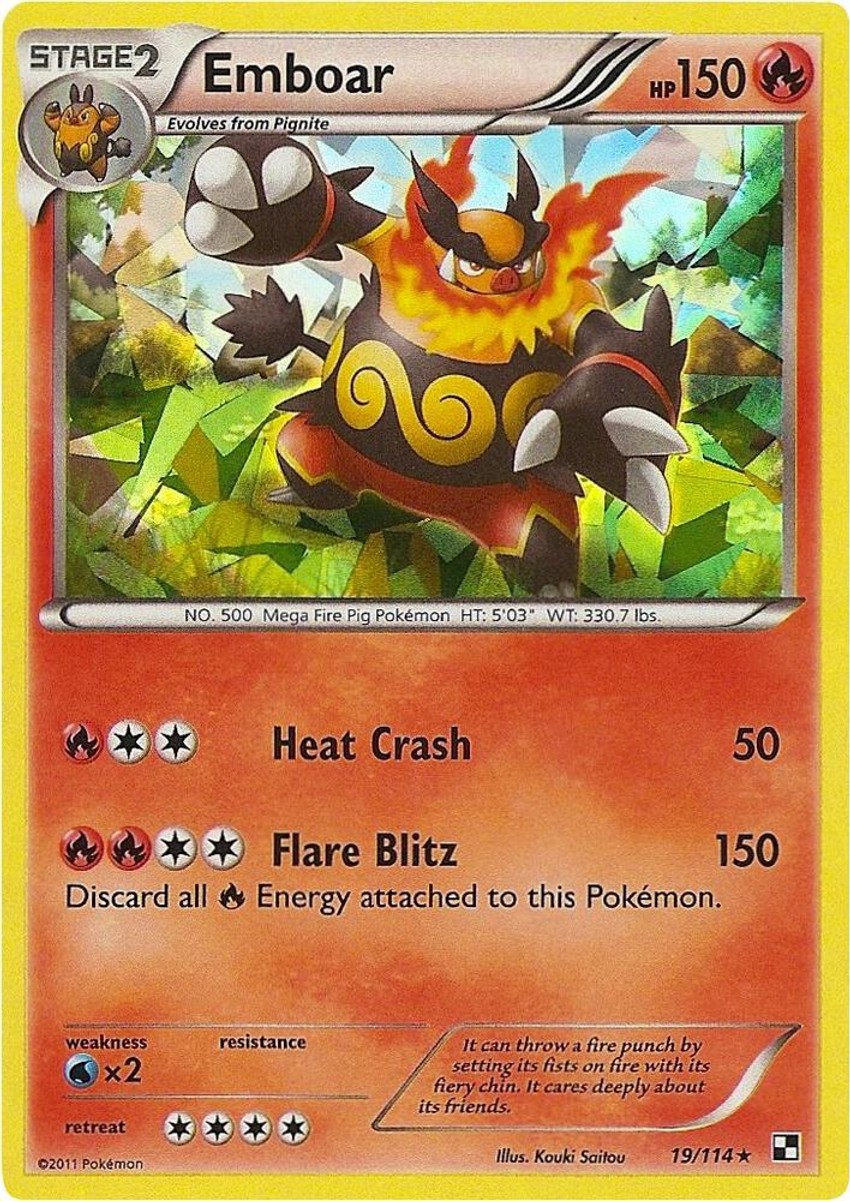 Emboar - 19/114 (Cracked Ice )
