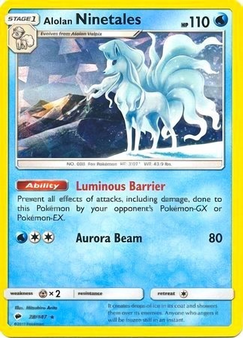 Alolan Ninetales - 28/147 (Cracked Ice )