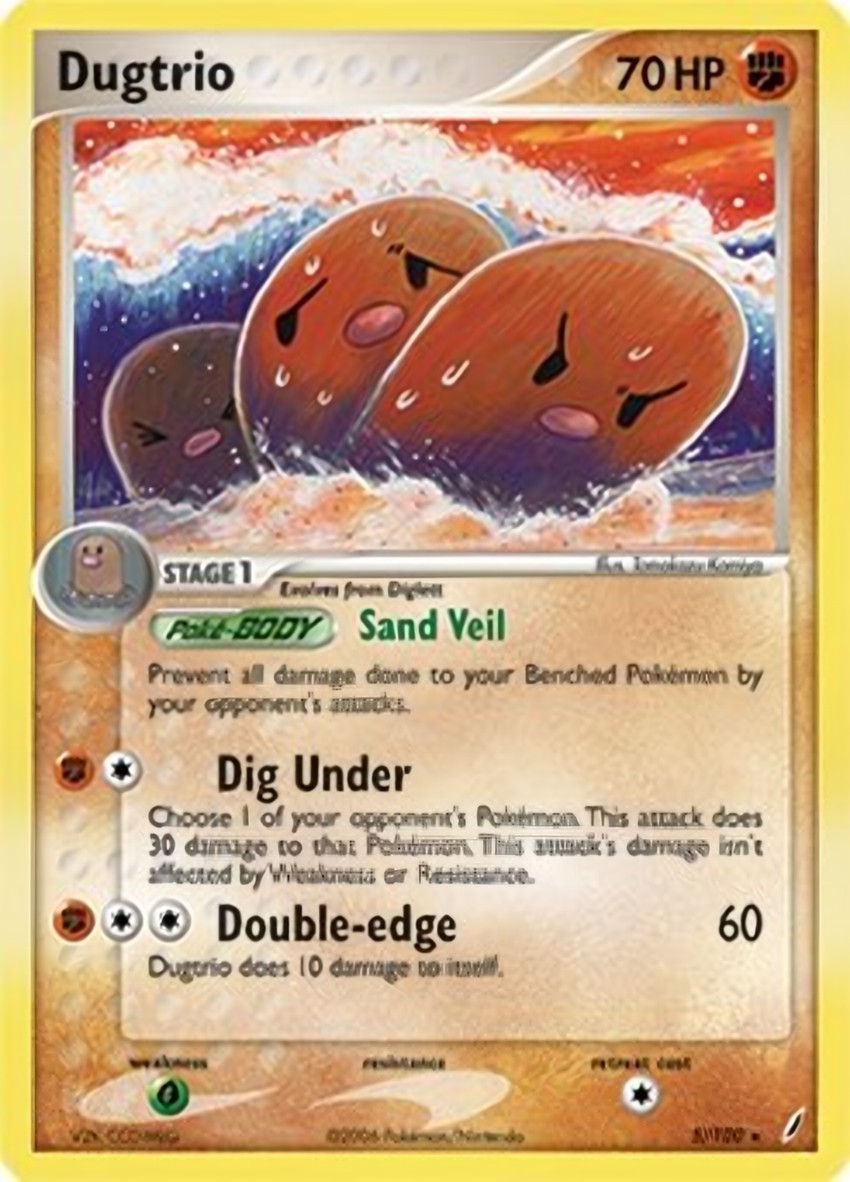 Dugtrio - 5/100 (EX Crystal Guardians)