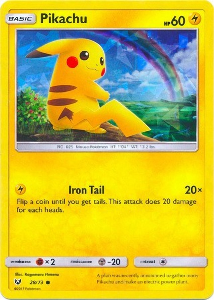 Pikachu - 28/73 (Cracked Ice )