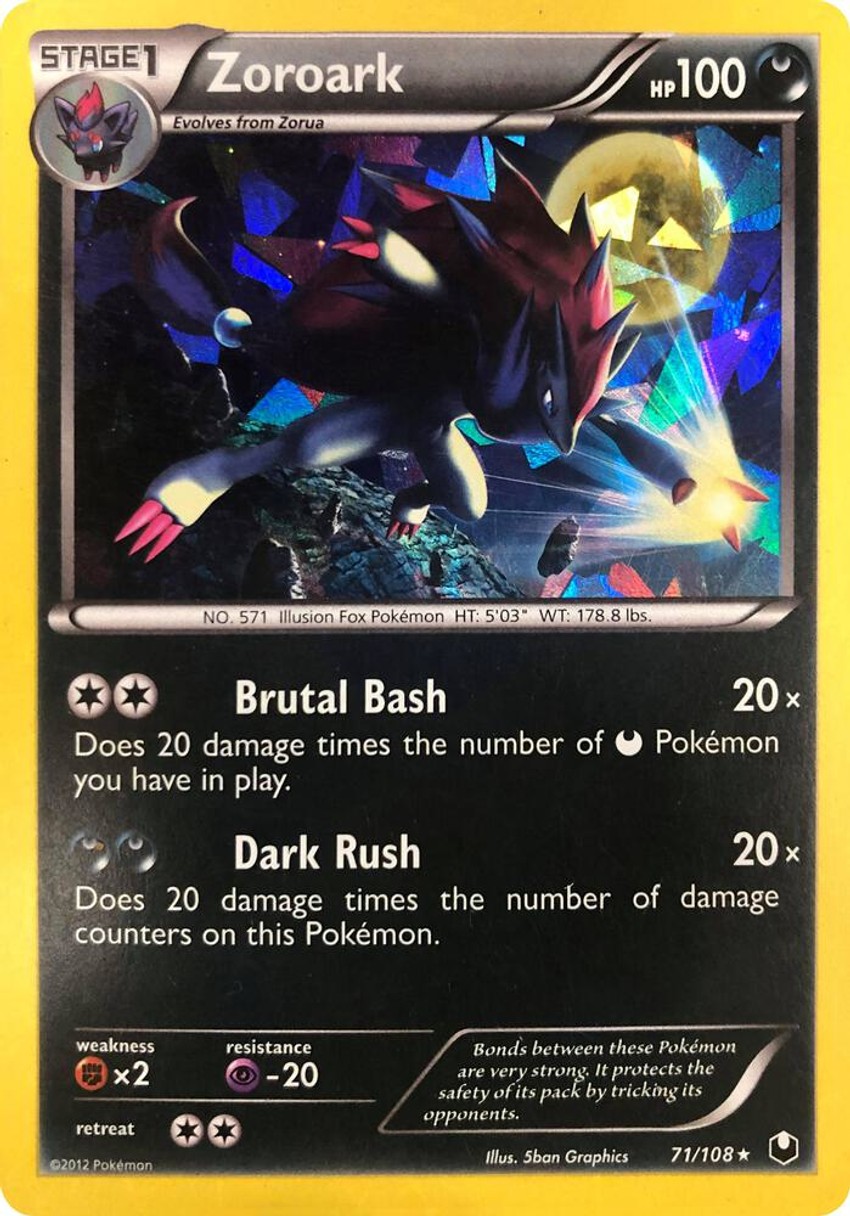 Zoroark - 71/108 (Cracked Ice )