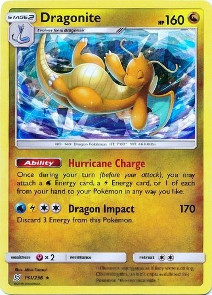 Dragonite - 151/236 (Cracked Ice )