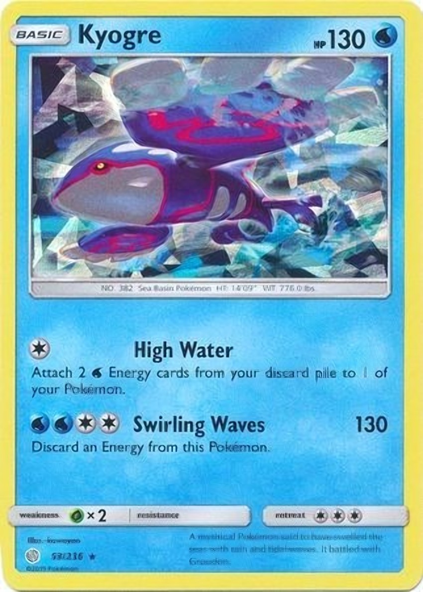 Kyogre - 53/236 (Cracked Ice )