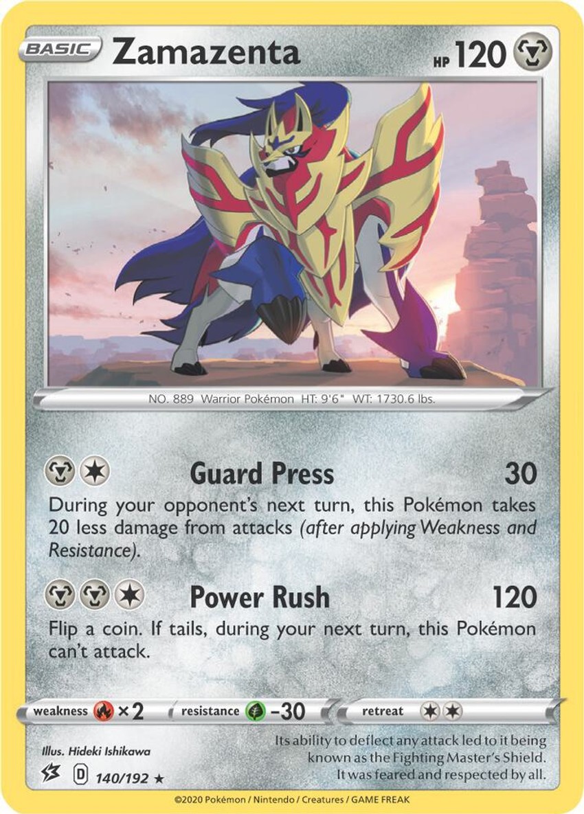 Zamazenta - 140/192 (Cracked Ice )