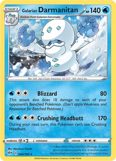 Galarian Darmanitan - 44/189 (Cracked Ice )