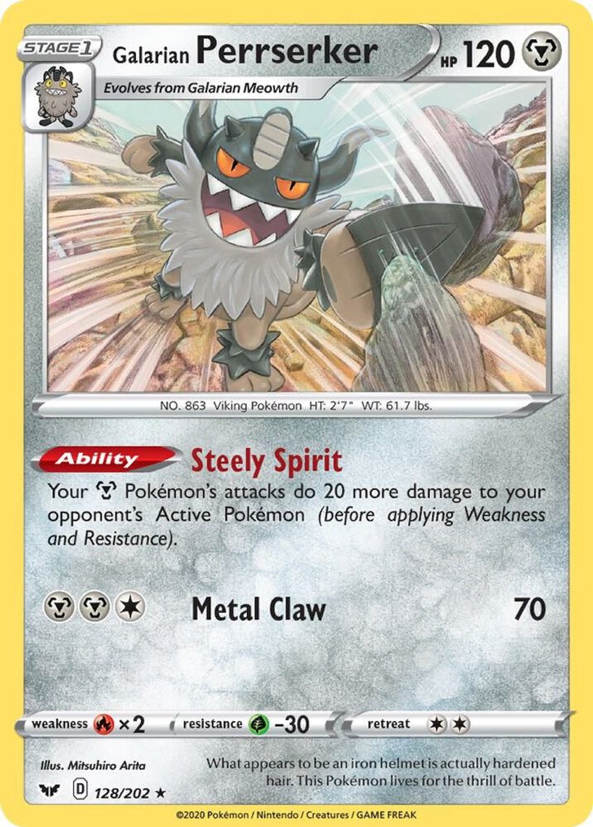 Galarian Perrserker 128/202 (SWSH Base Set)