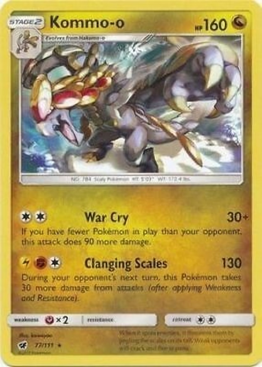Kommo-o - 77/111 (Cracked Ice )