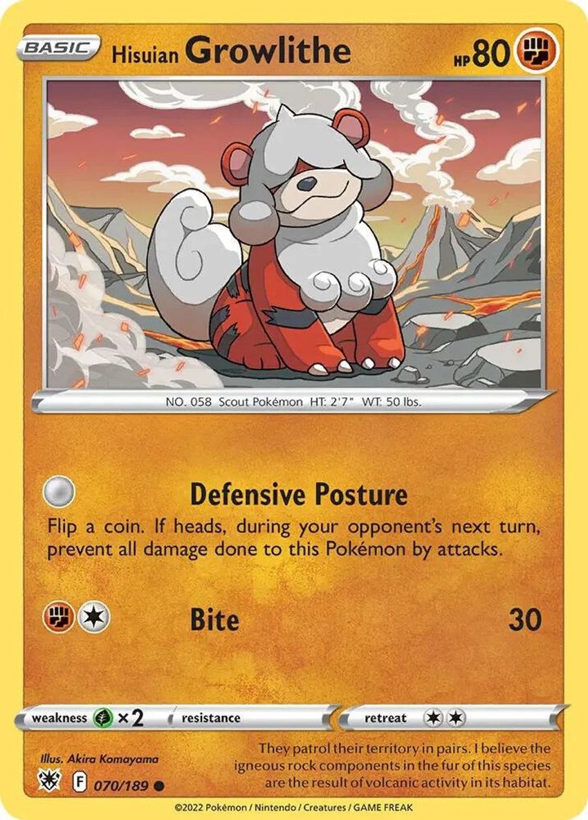 Hisuian Growlithe - 070/189 (Cosmos )