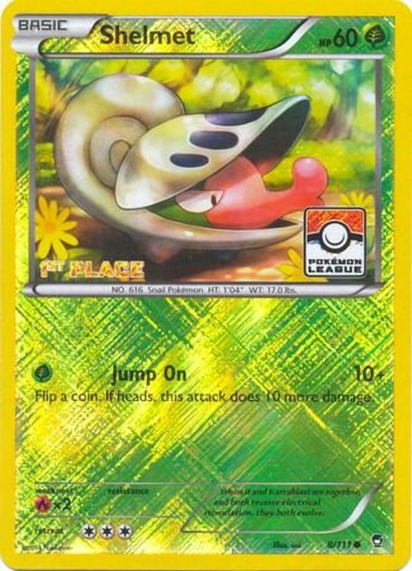 Shelmet - 8/111 (Pokemon League) [1st Place]