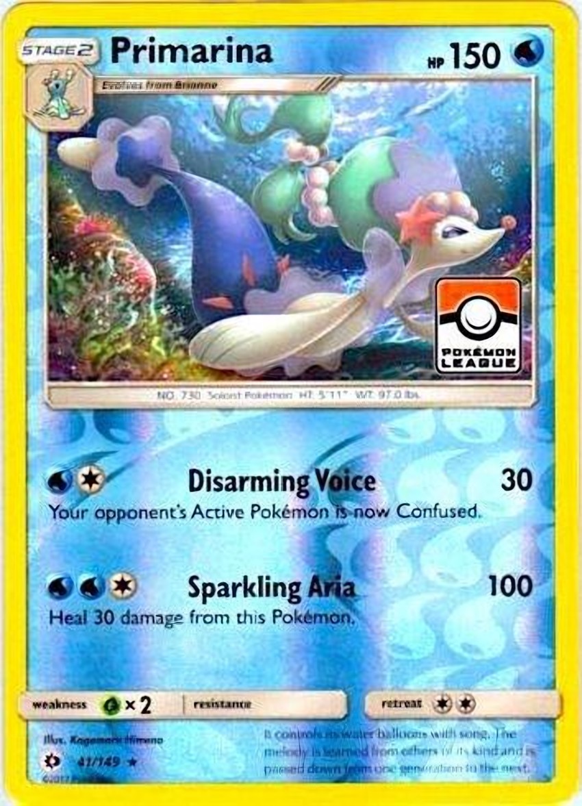 Primarina - 41/149 (Pokemon League)