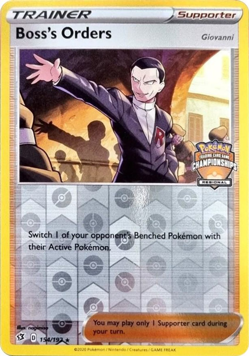 Boss's Orders - 154/192 (Regional Championships)