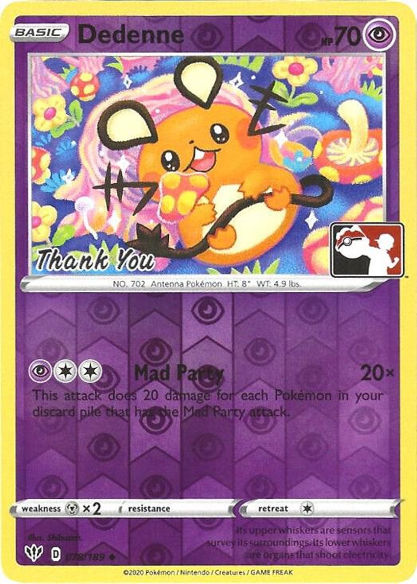 Dedenne - 78/189 (Pokemon League) [Thank You]
