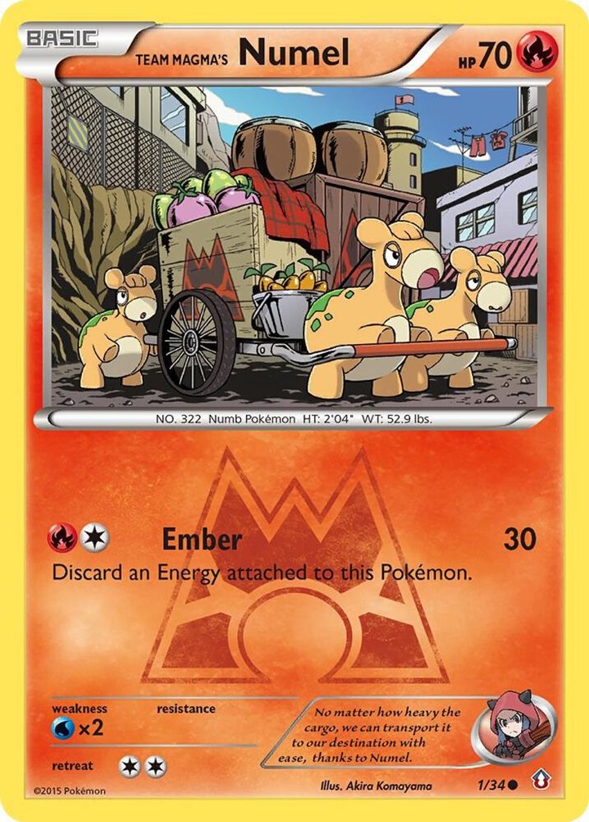 Team Magma's 呆火駝