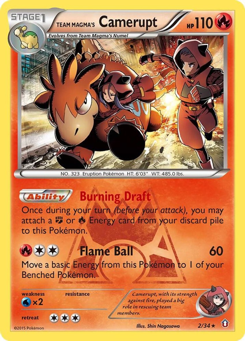 Team Magma's 噴火駝
