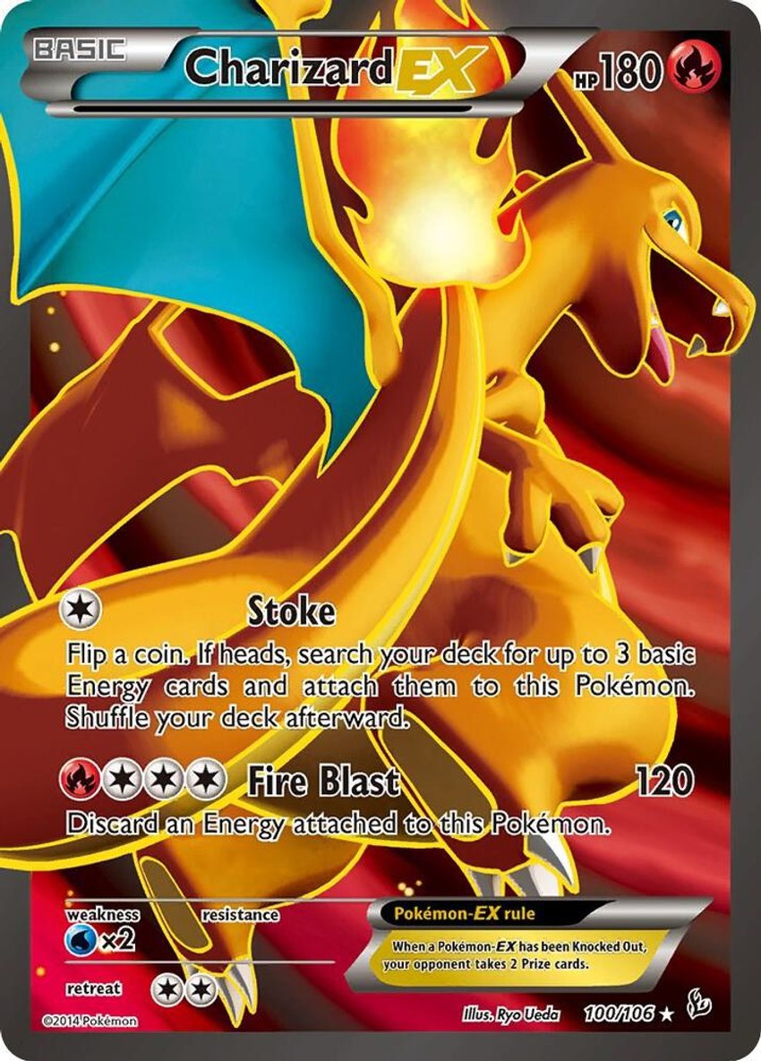 噴火龍 EX (100 Full Art)
