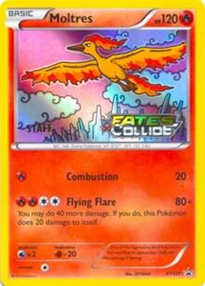 Moltres - XY127 (Prerelease) [Staff]