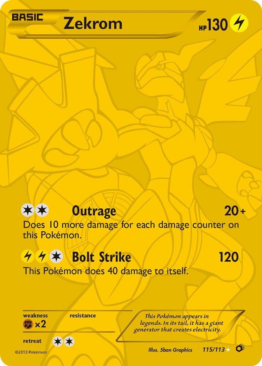 Zekrom (115 Full Art Secret Rare)