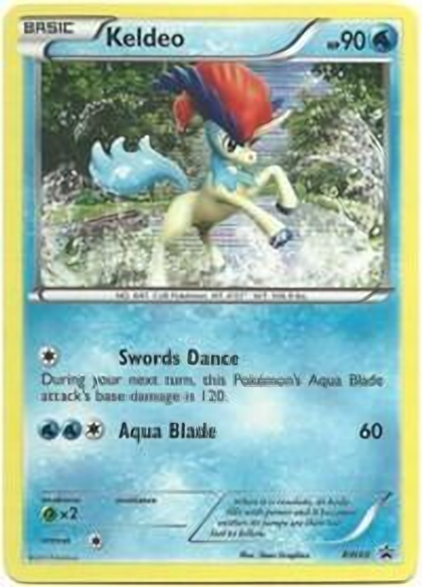 Keldeo - BW60 (Tinsel )