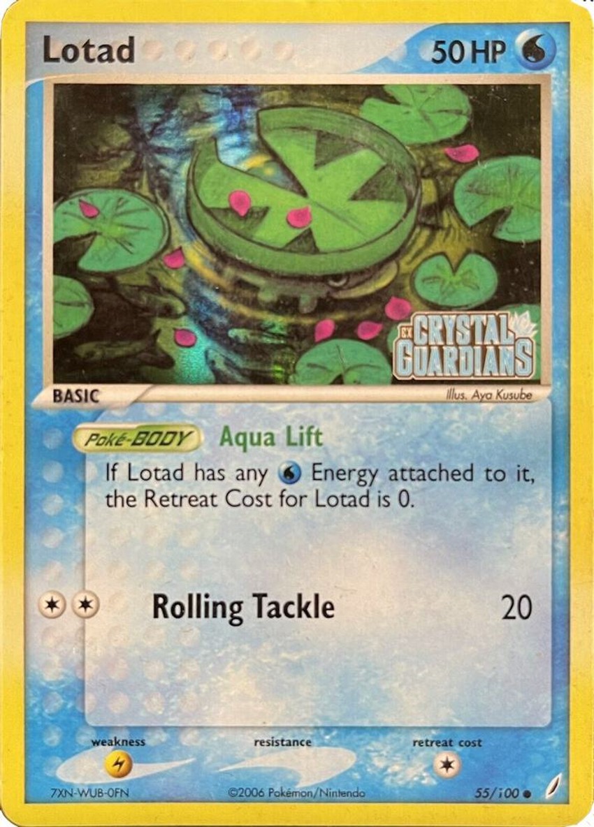 Lotad - 055/100 (EX Crystal Guardians )