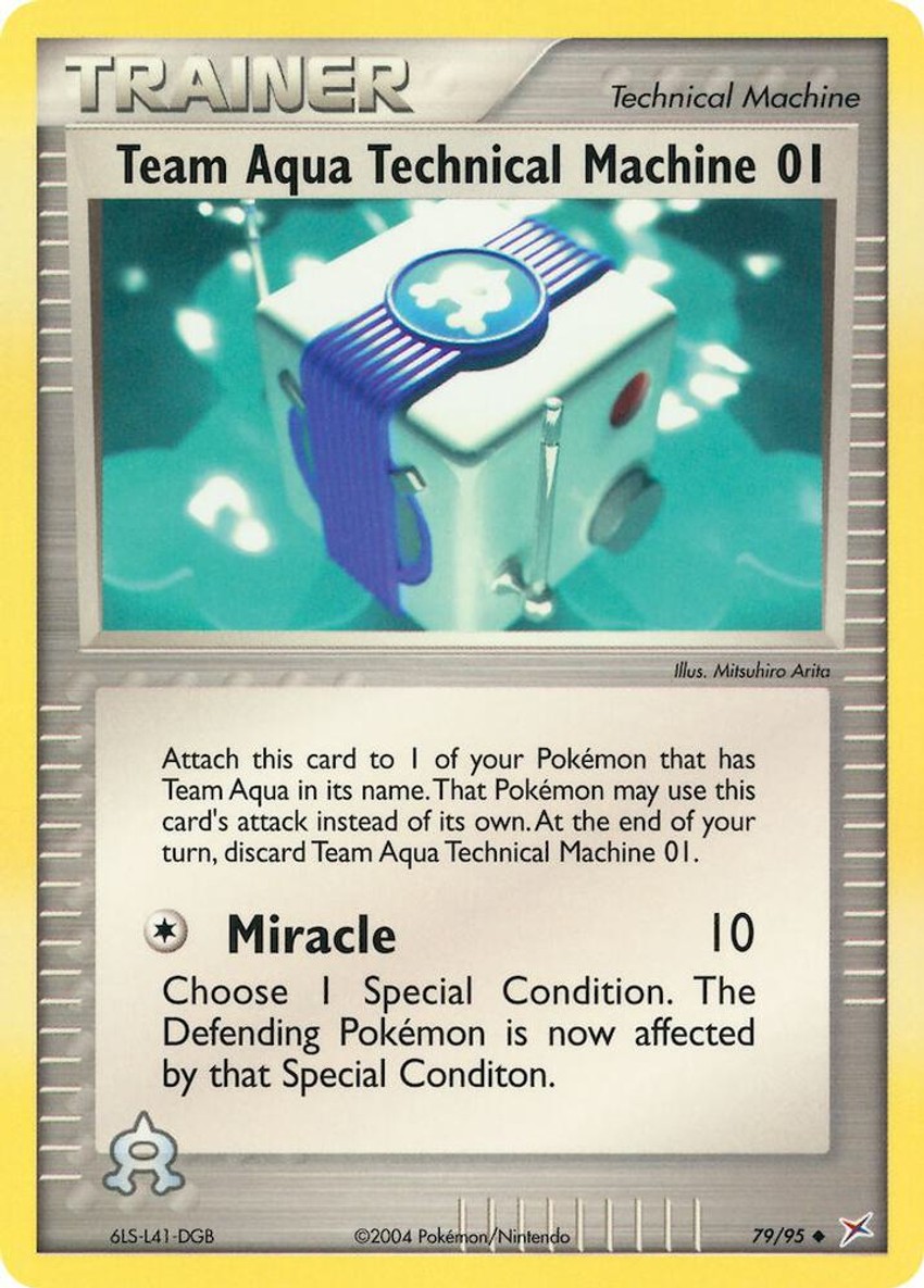 Team Aqua Technical Machine 01