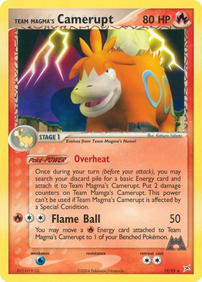 Team Magma's 噴火駝
