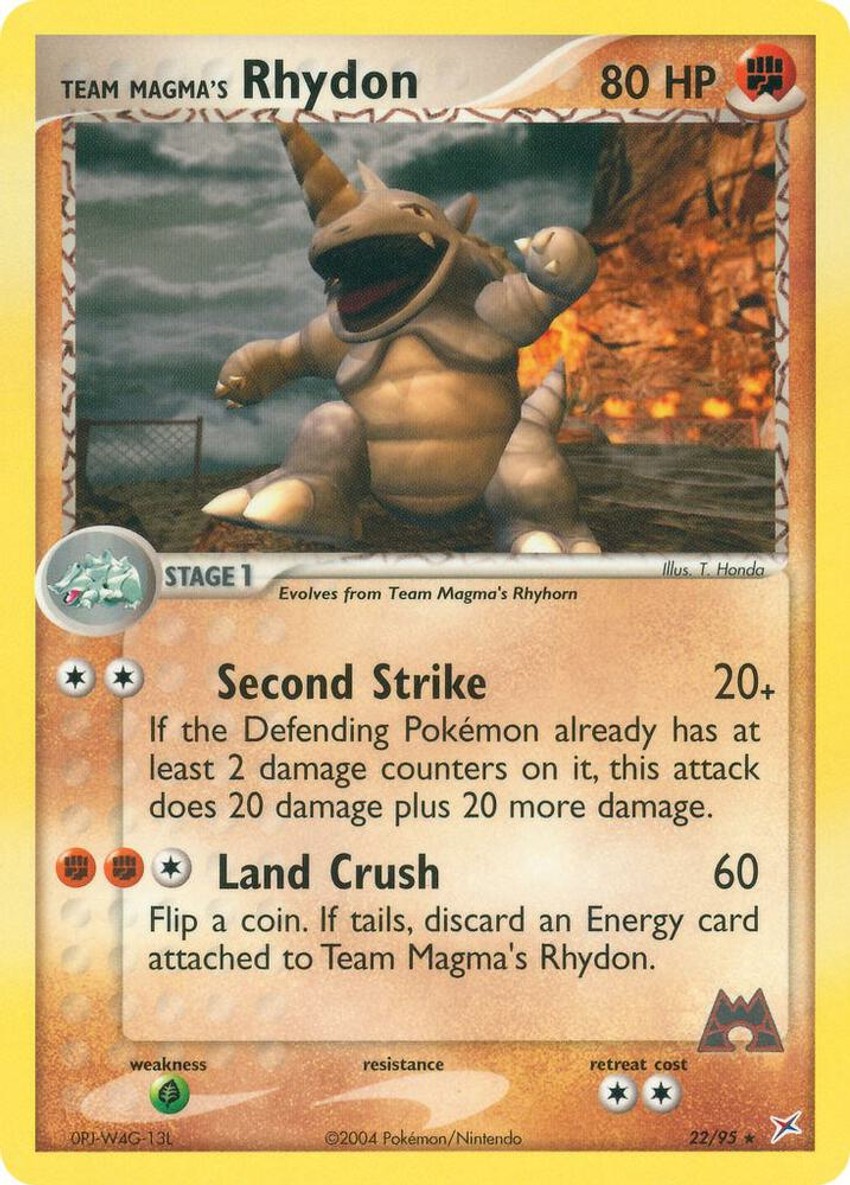Team Magma's 鑽角犀獸