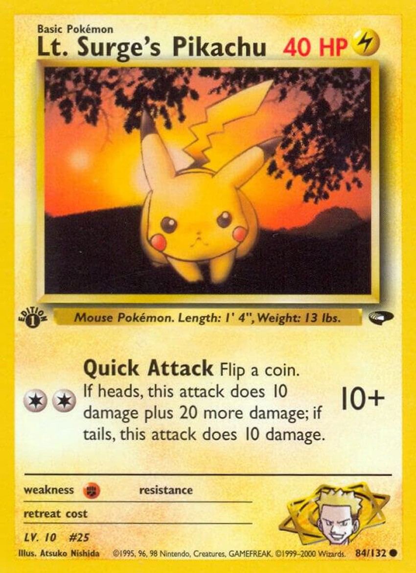 Lt. Surge's Pikachu