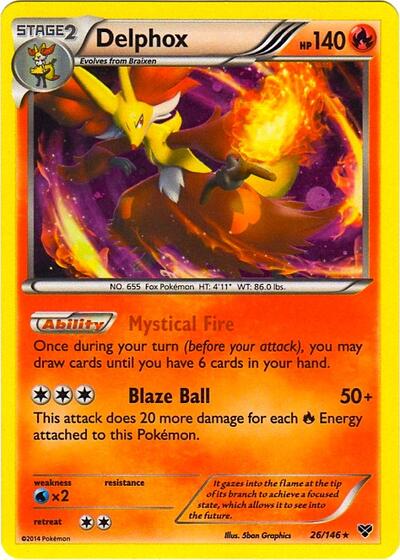 Delphox - 26/146 (Cosmos )