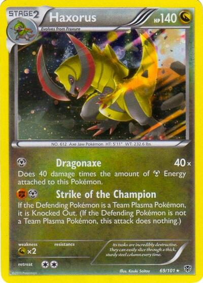 Haxorus - 69/101 (Cosmos )