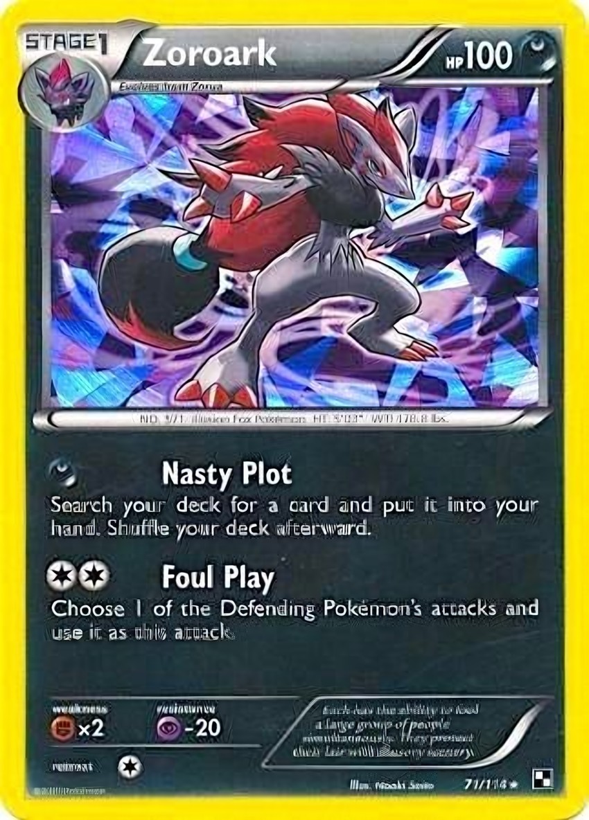Zoroark - 71/114 (Cracked Ice )