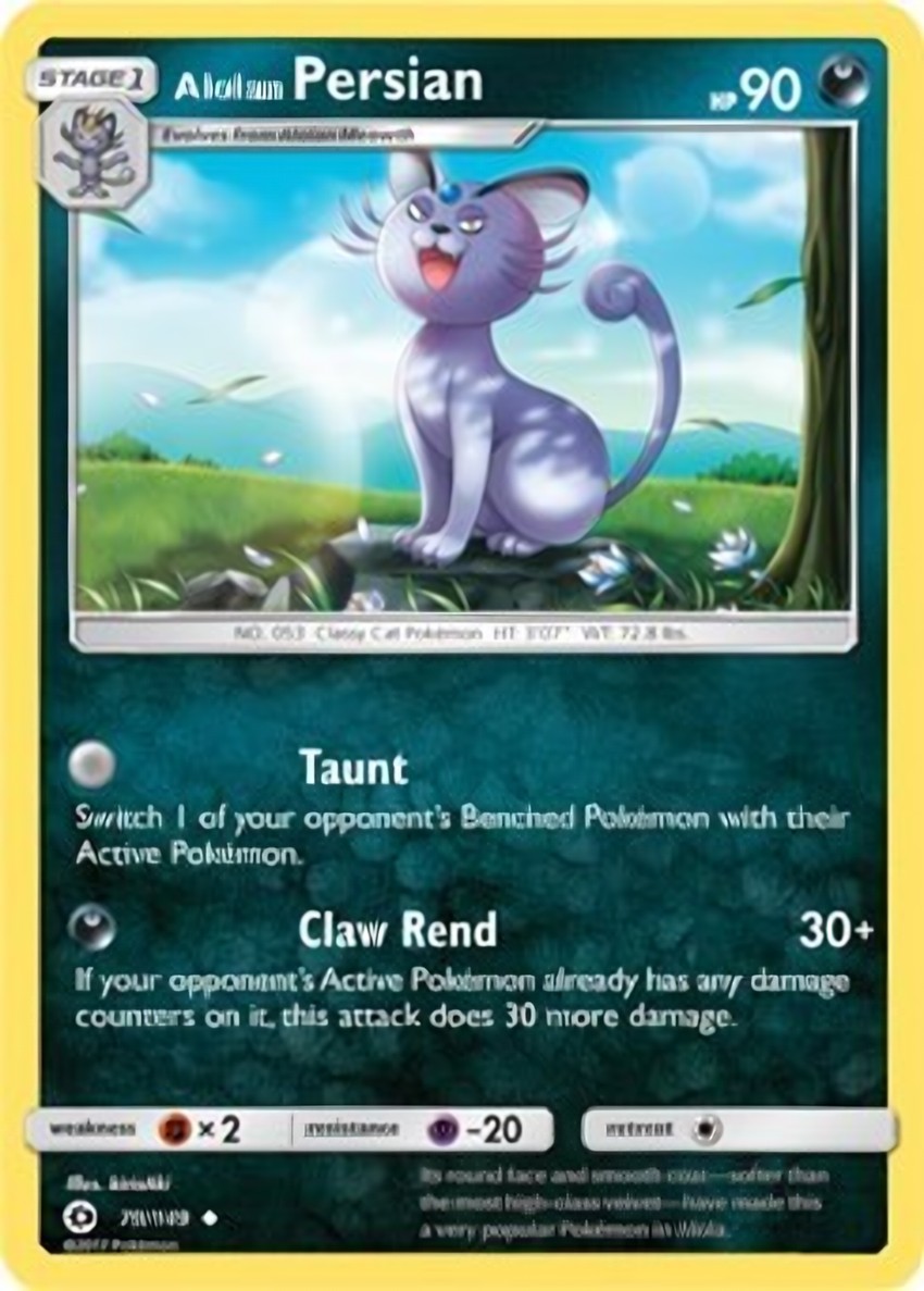 Alolan Persian - 79/149 (Cosmos )