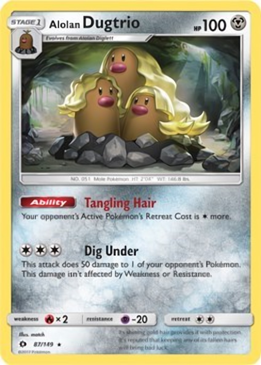 Alolan Dugtrio - 87/149 (Cosmos )