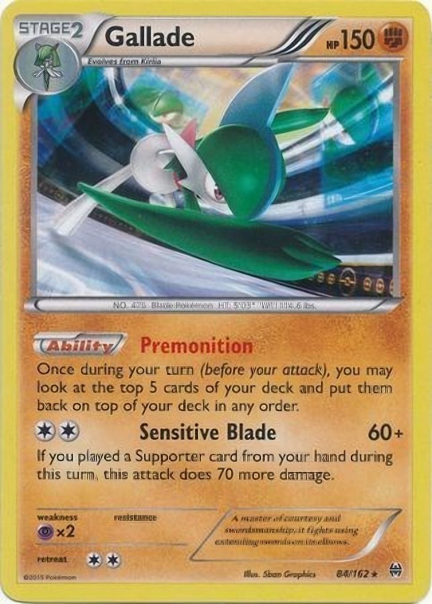 Gallade - 84/162 (Cosmos )