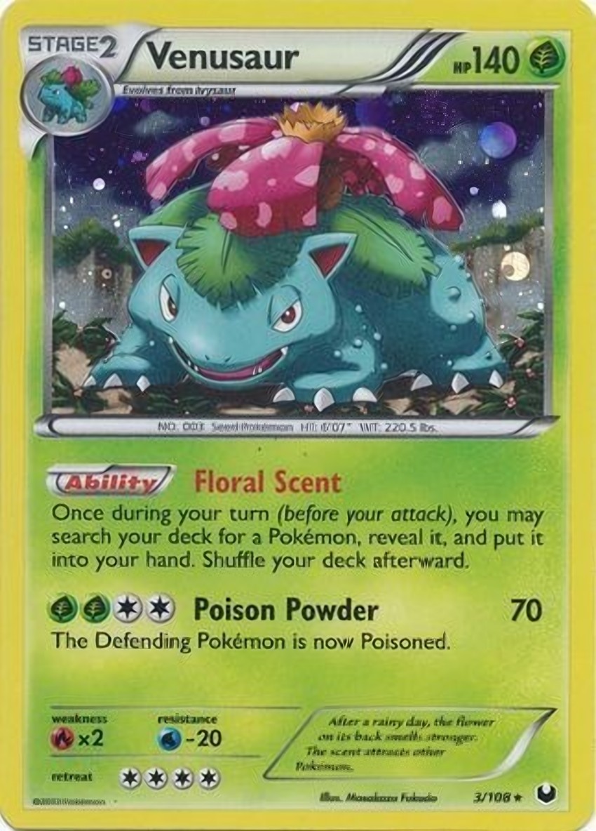 Venusaur - 3/108 (Cosmos )