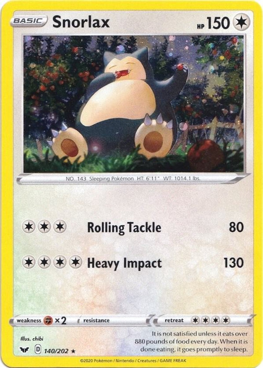 Snorlax - 140/202 (Cosmos )