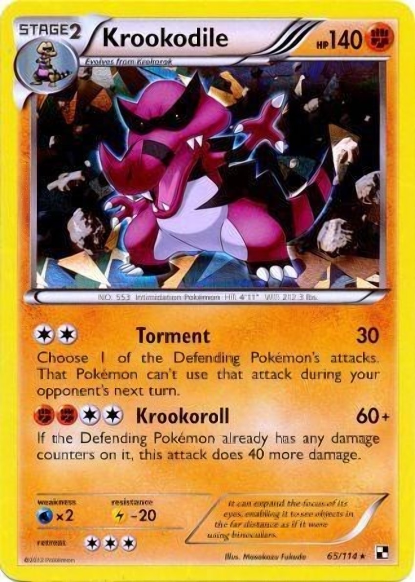 Krookodile - 65/114 (Cracked Ice )