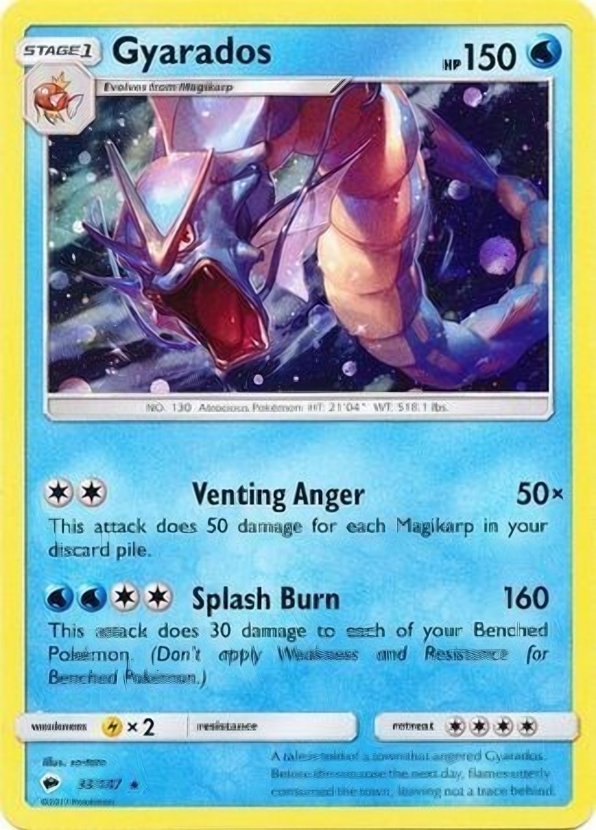 Gyarados - 33/147 (Cosmos )