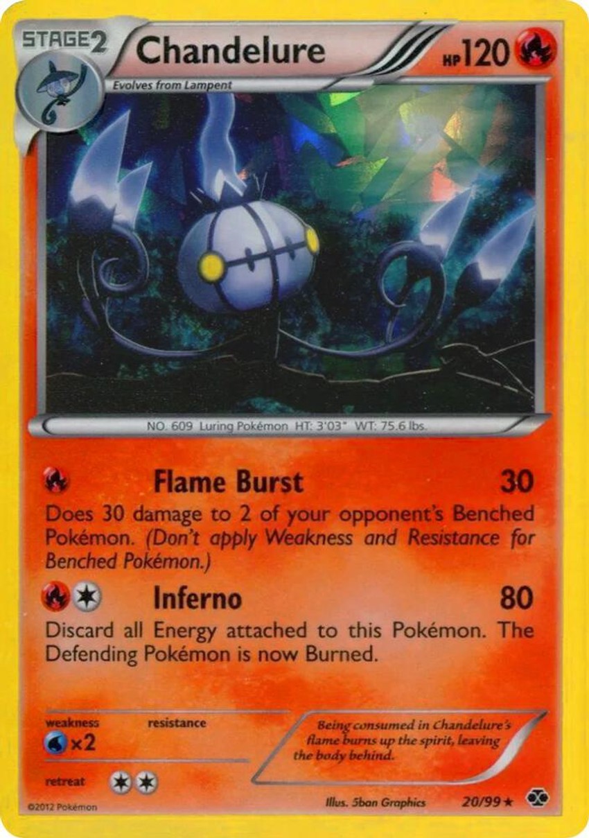 Chandelure - 20/99 (Cracked Ice )