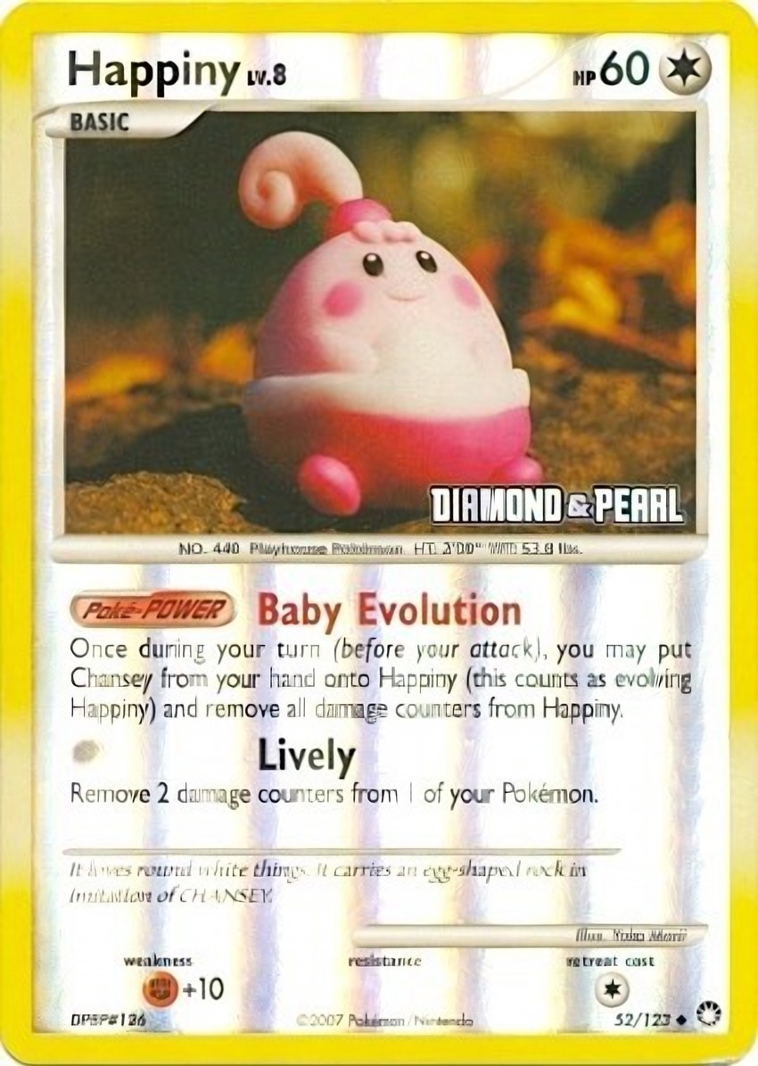 Happiny - 52/123 [Diamond & Pearl]