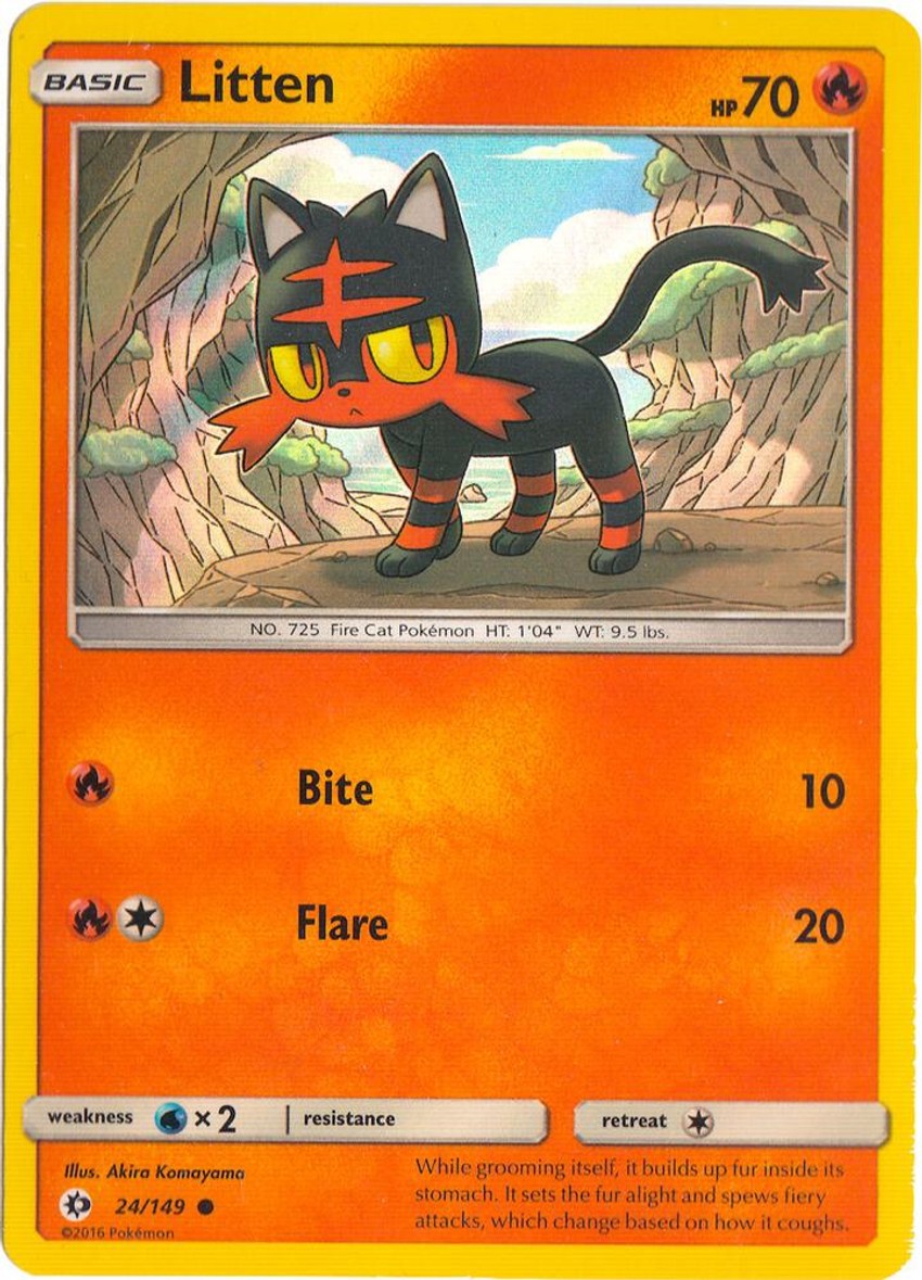 Litten - 24/149 (Water Web )