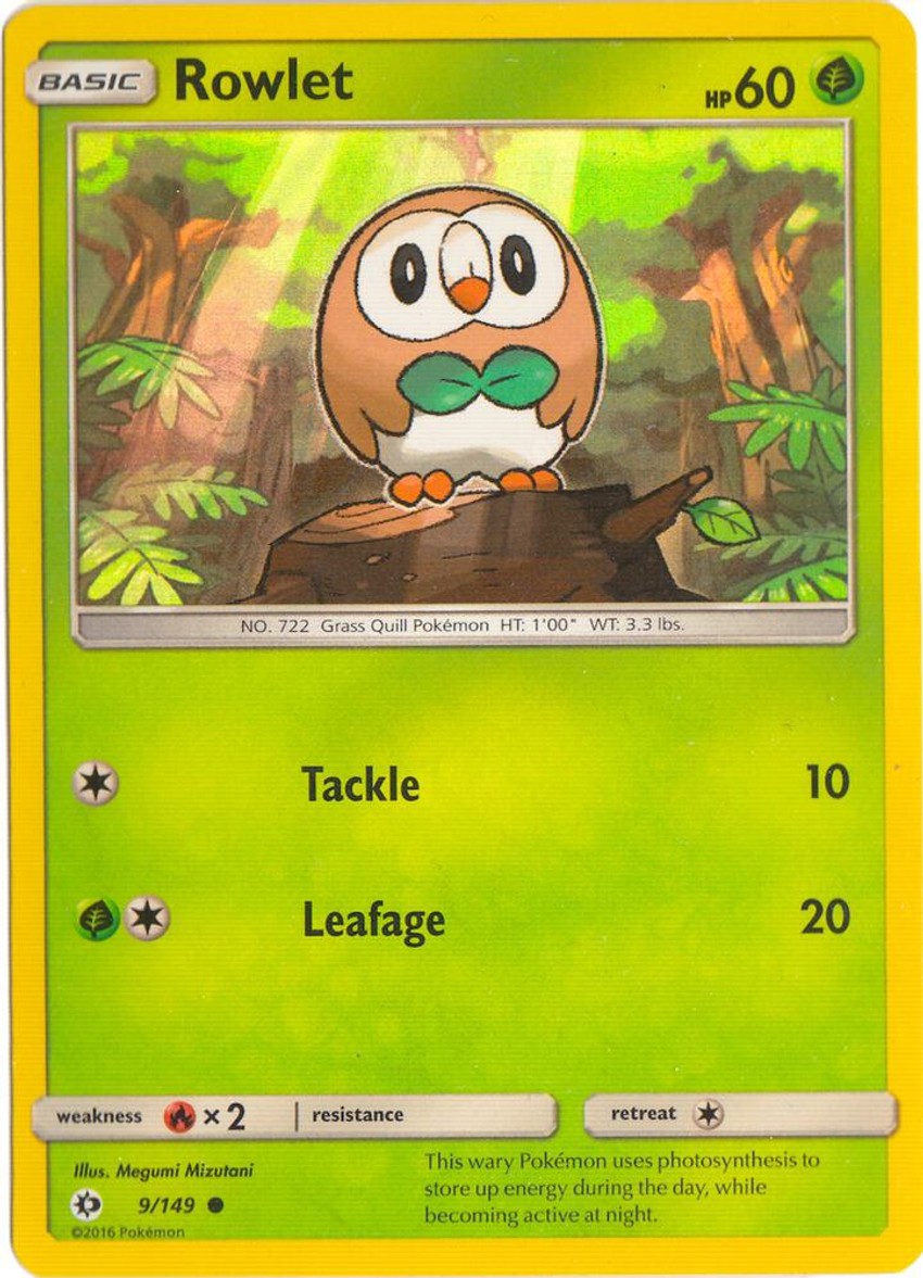Rowlet - 9/149 (Water Web )