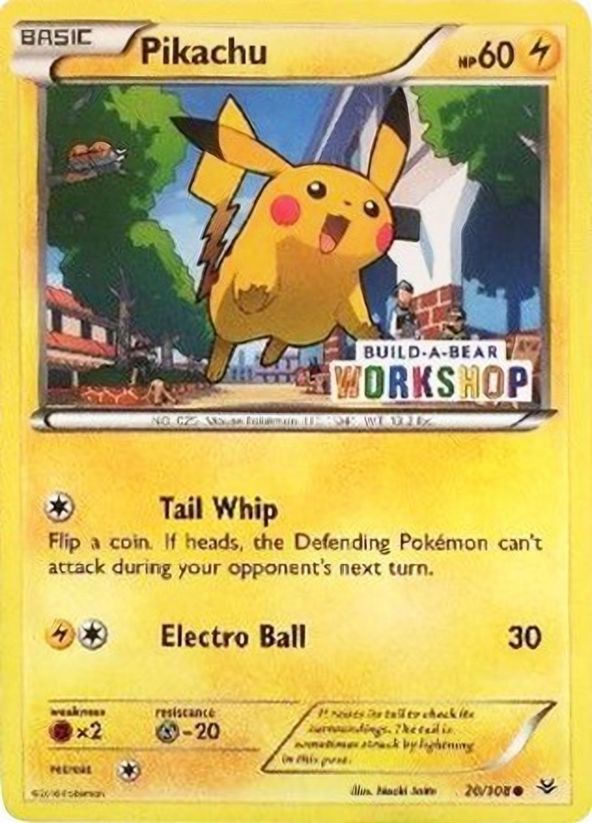 Pikachu - 20/108 (Build-A-Bear Workshop Exclusive)