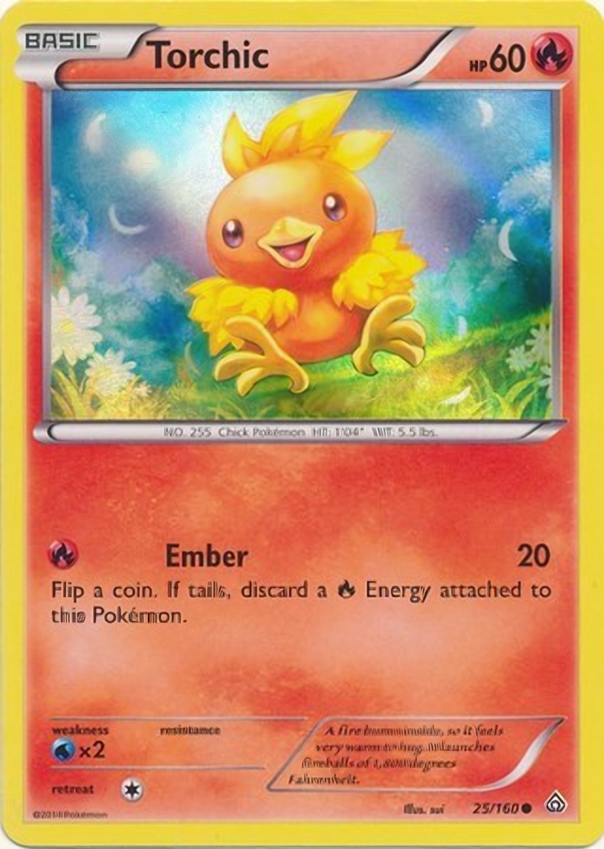 Torchic - 25/160 (Sheen )